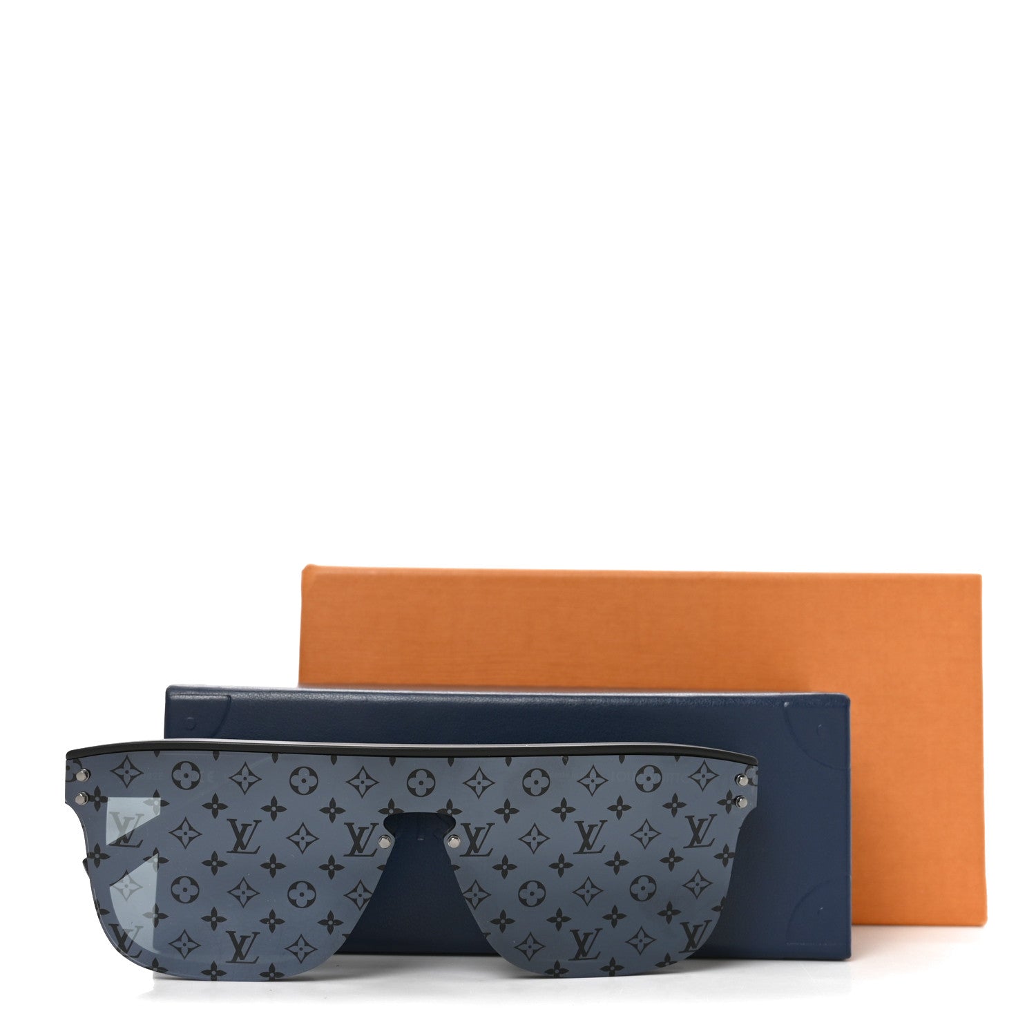 Louis Vuitton Acetate LV Waimea Square Sunglasses Z1082E Black 7 of 7