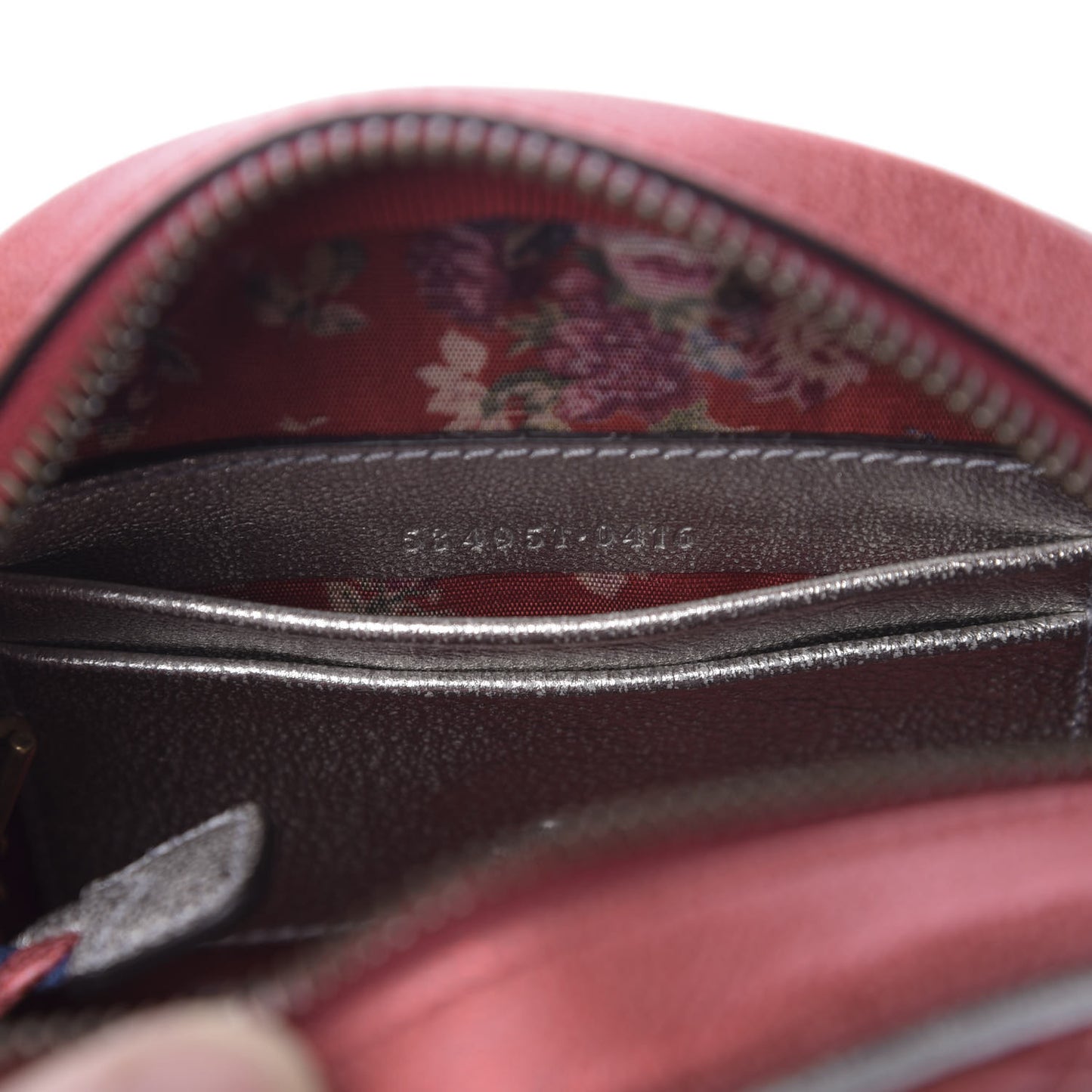Laminated Nappa Trapuntata Mini Zumi Dome Shoulder Bag Rosso Marine Argento