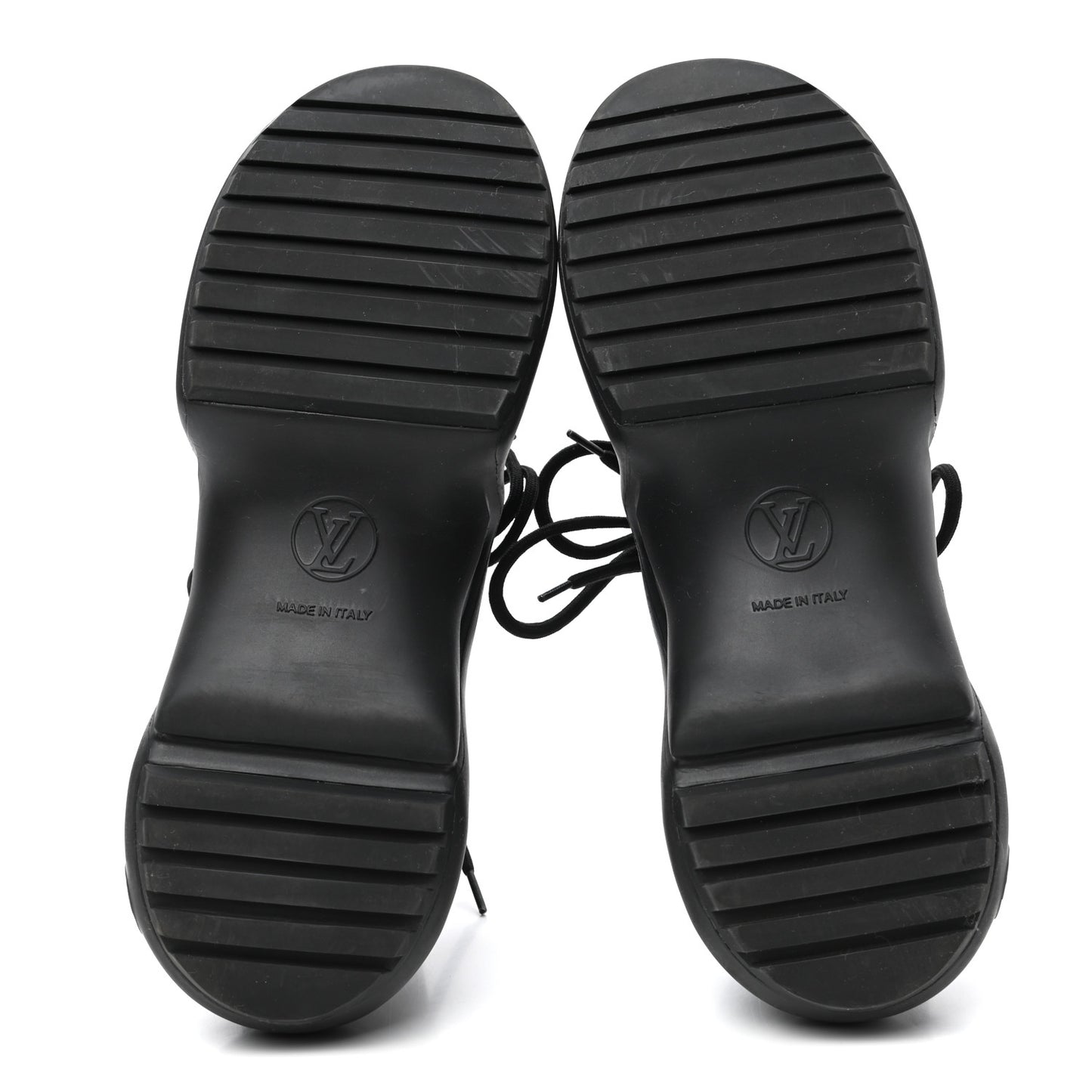 Calfskin Technical Nylon LV Archlight Sneakers 37 Black