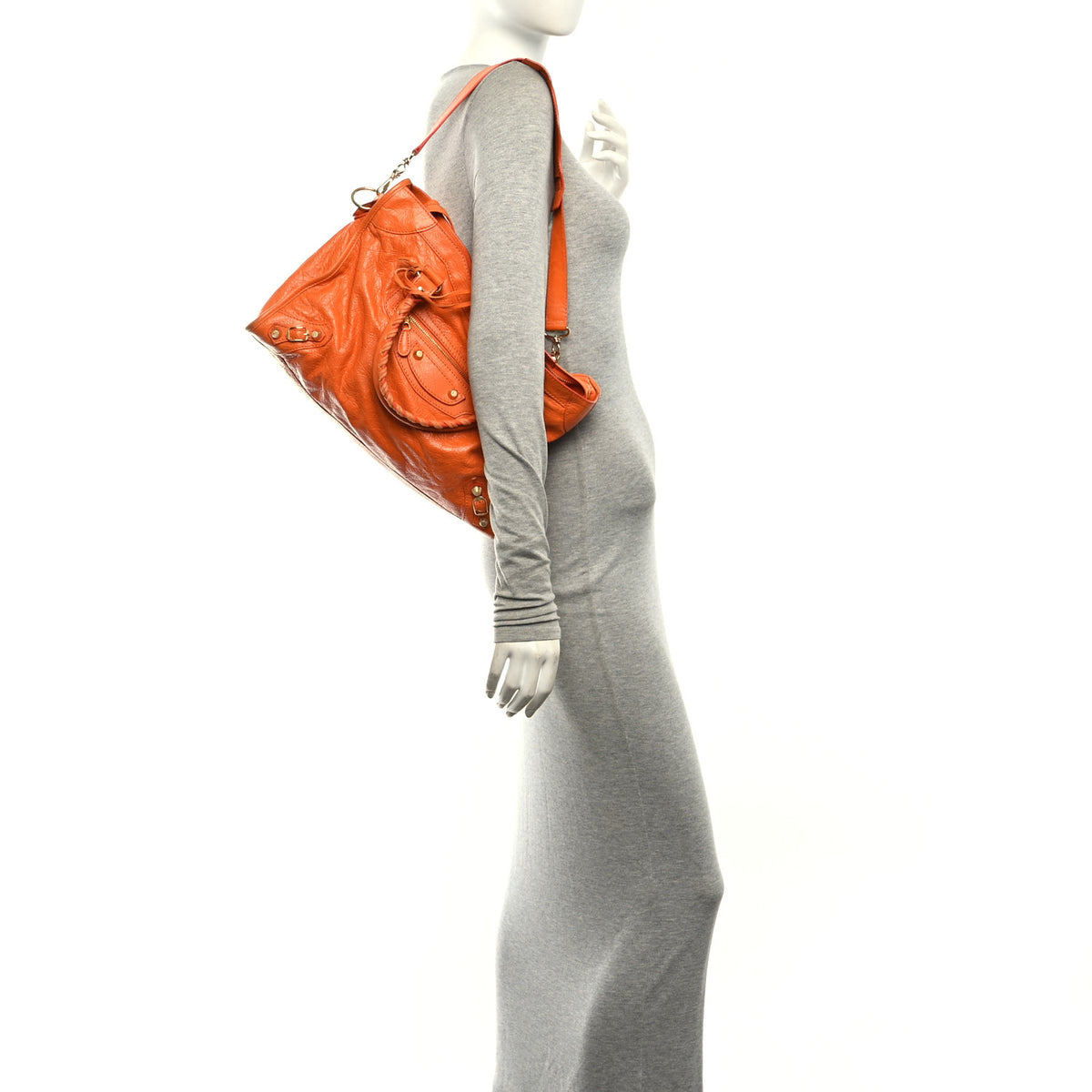 Balenciaga Agneau Giant 12 Gold Hardware City Tangerine 2 of 11