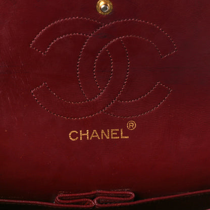 Chanel Lambskin Quilted Medium Double Flap Black 6 of 11