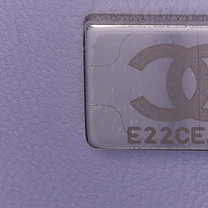 Chanel Caviar Quilted Small Double Flap Light Purple 7 of 10