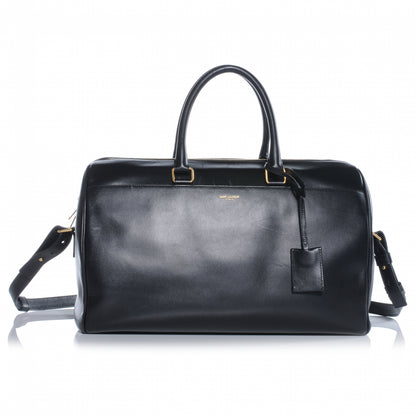 Saint Laurent Leather Classic Duffle 12 Bag Black 1 of 8