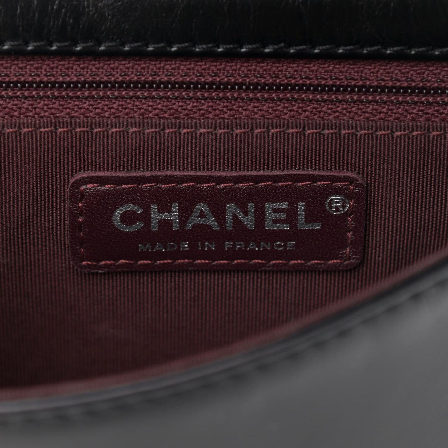 Glazed Calfskin Pilot Essentials Flap Black