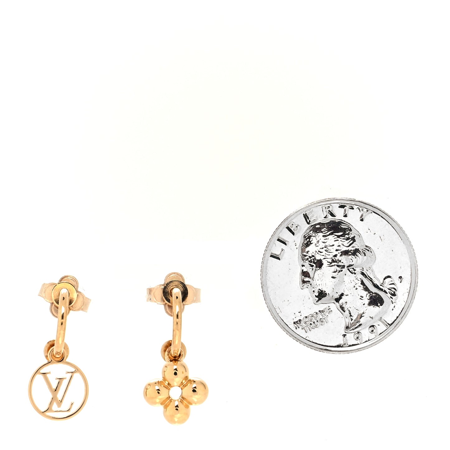 Brass Blooming Earrings Gold