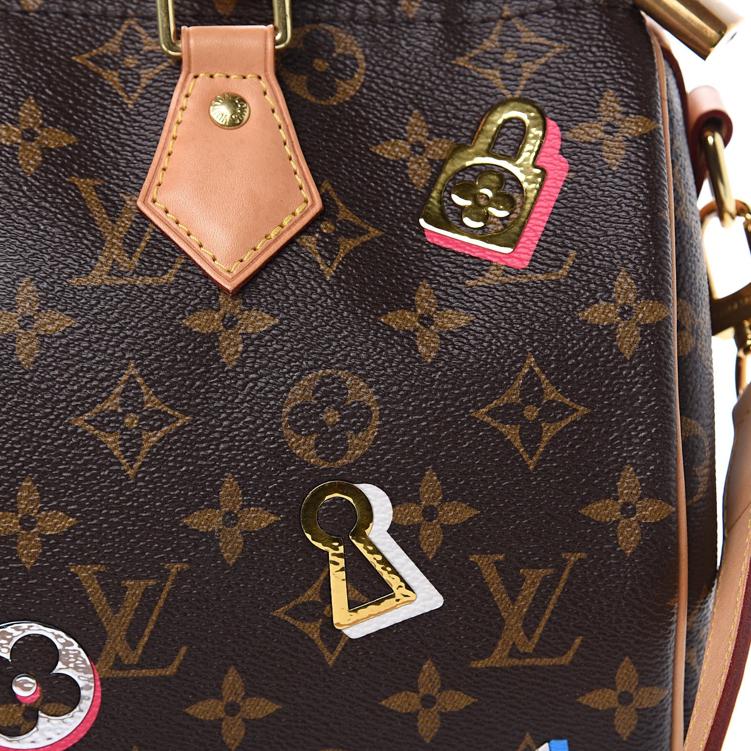 Louis Vuitton Monogram Love Lock Speedy Bandouliere 30 12 of 13