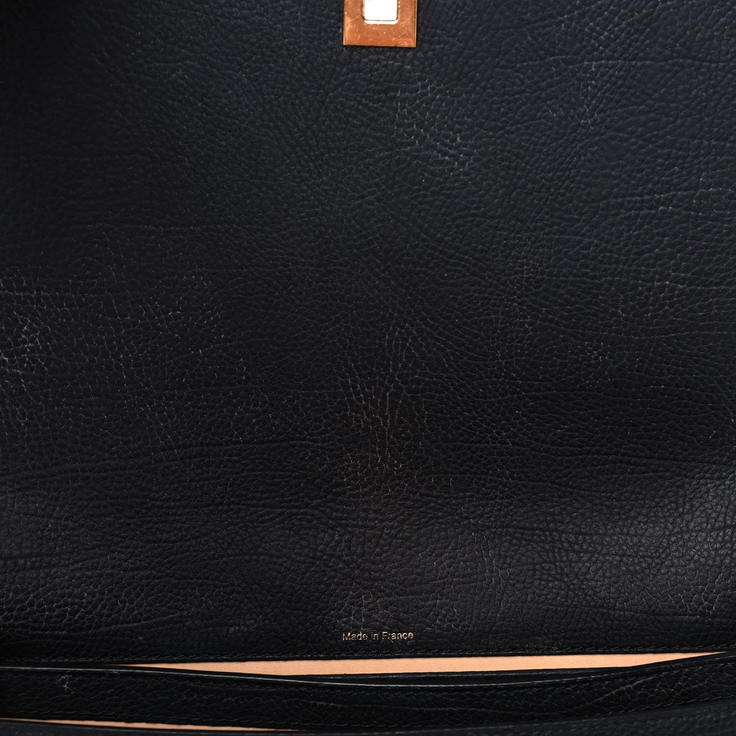 Delvaux Crispy Calfskin Le Mutin MM Saddle Bag Black 12 of 12