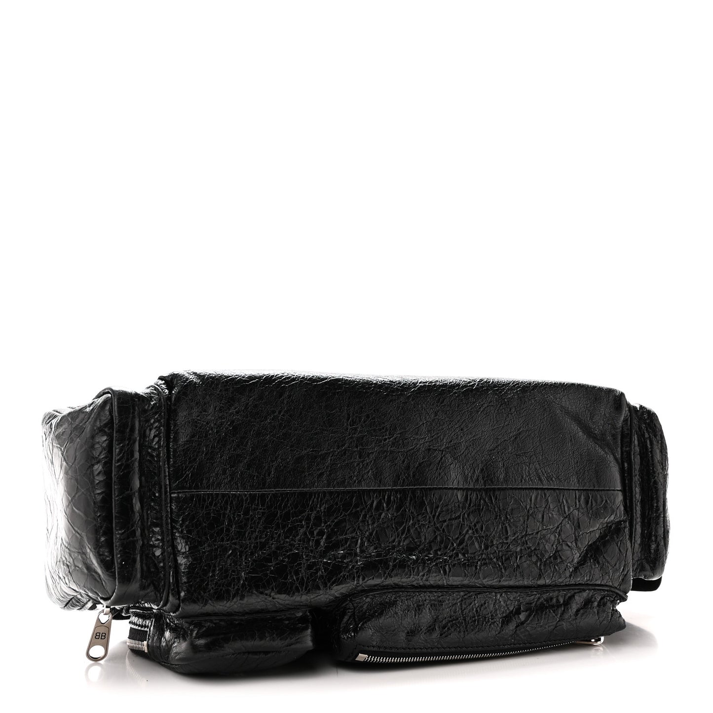Agneau Arena Superbusy XS Sling Zip Shoulder Bag Black Black