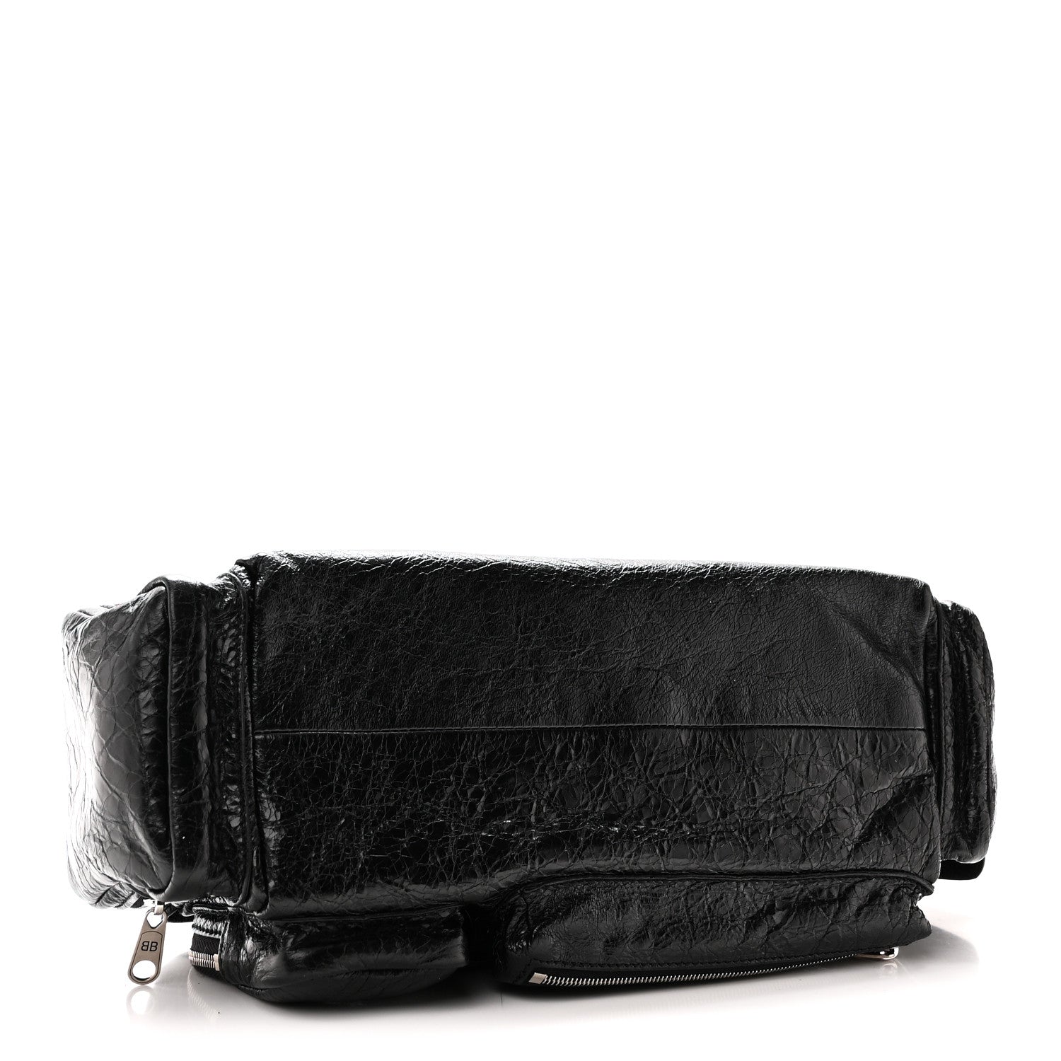 Balenciaga Agneau Arena Superbusy XS Sling Zip Shoulder Bag Black Black 4 of 9
