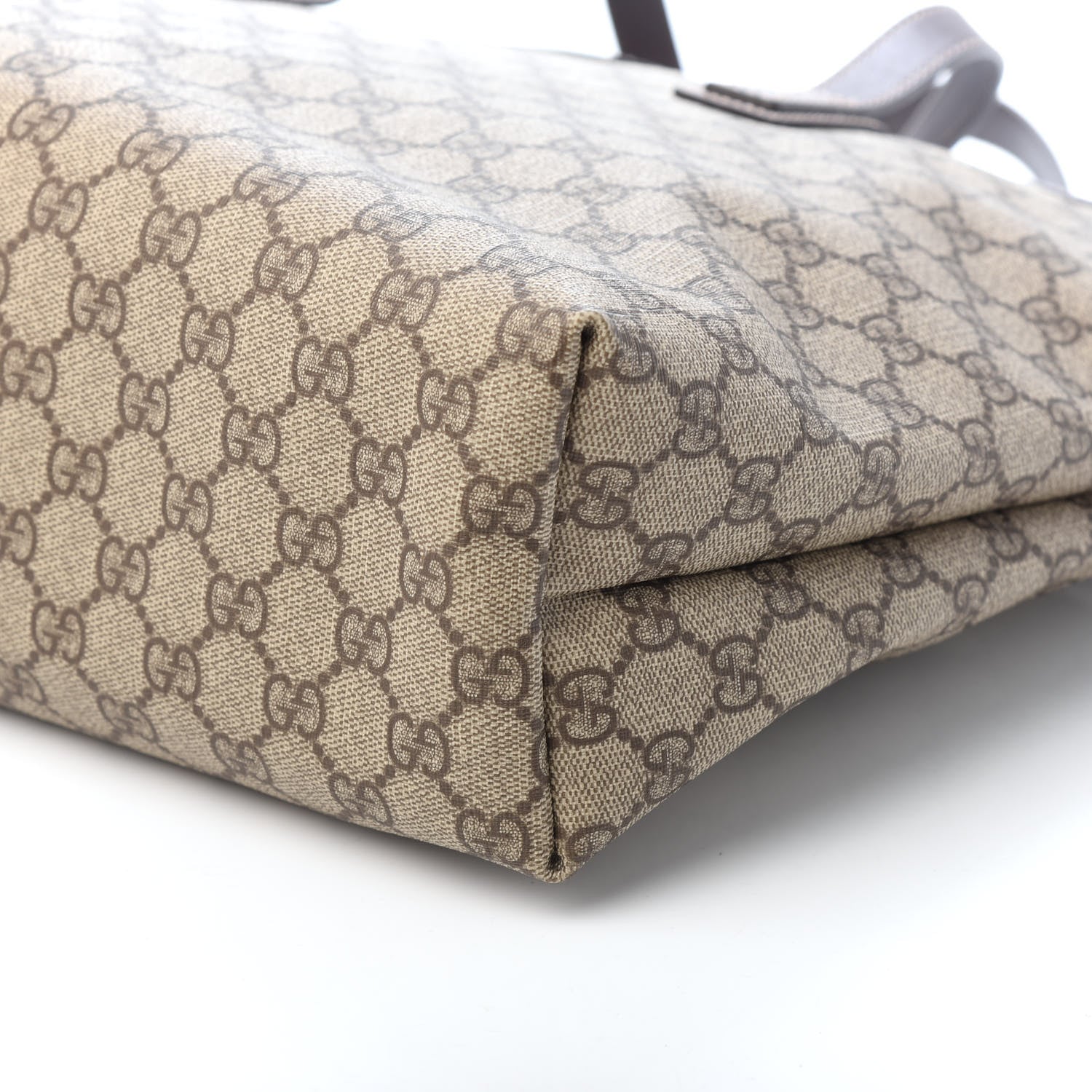 Gucci GG Supreme Monogram Medium Zip Tote Dark Brown 9 of 9
