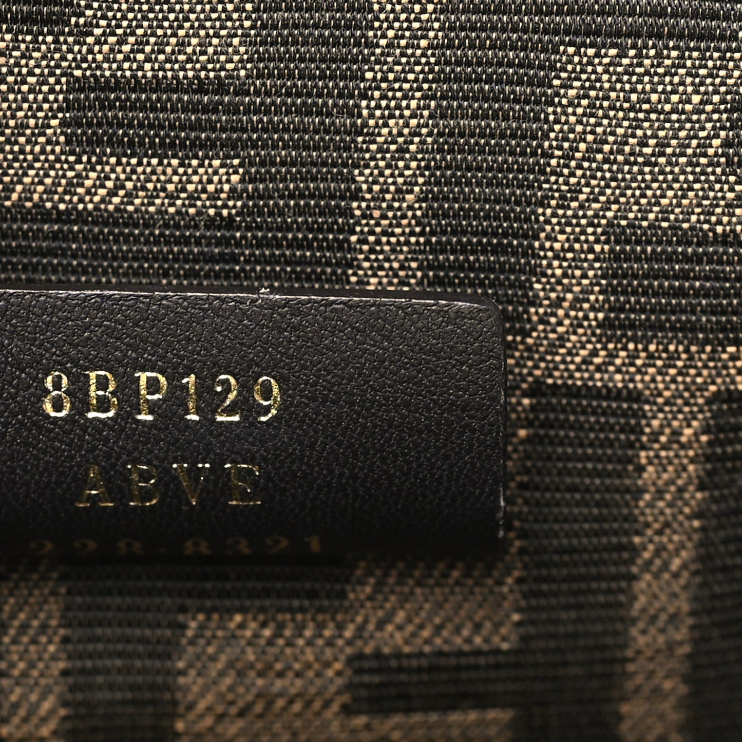 Shiny Nappa Small Fendi First Midnight Blue