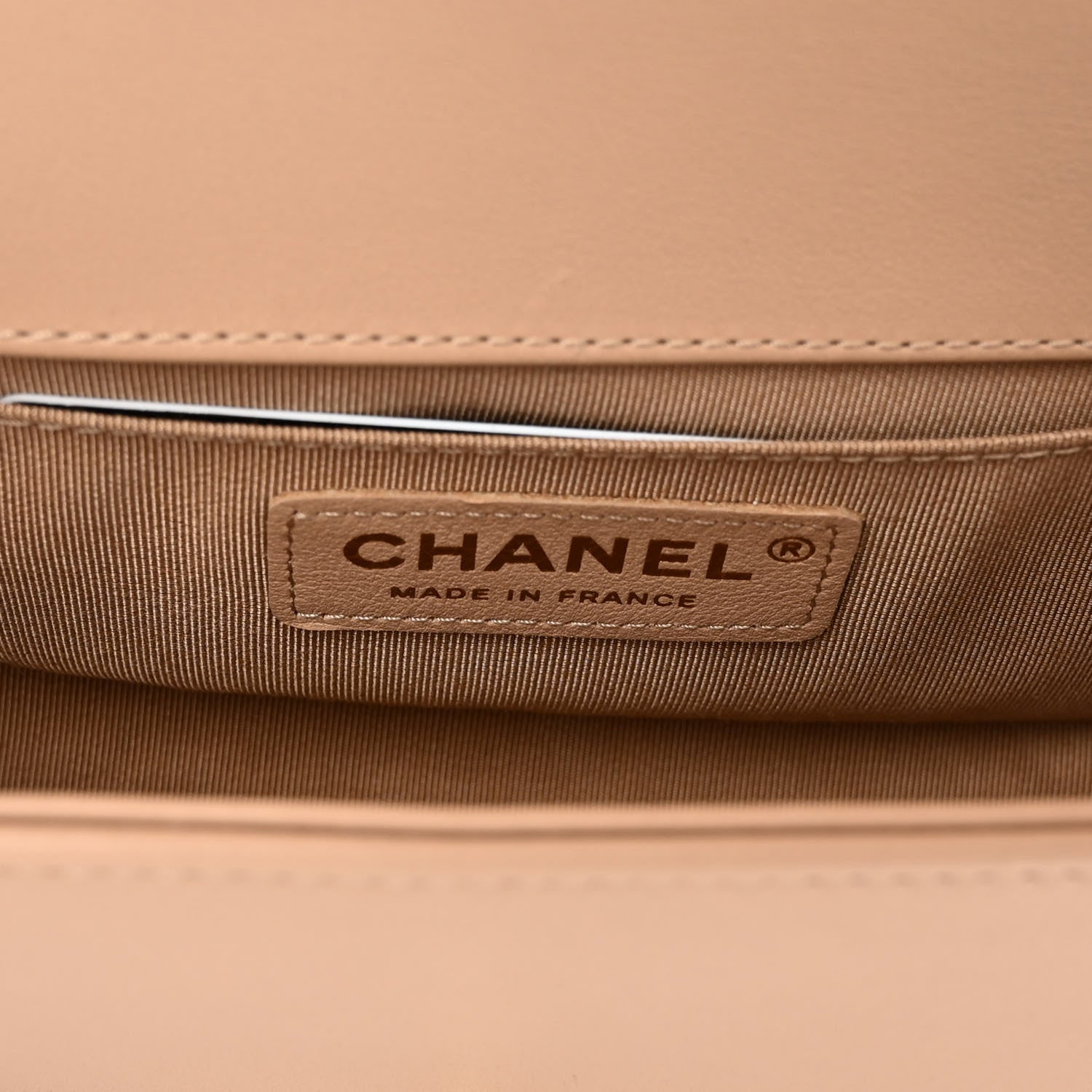 Chanel Calfskin Quilted Small Boy Flap Beige 6 of 11