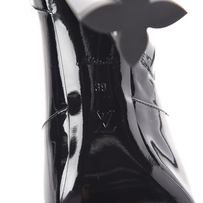 Louis Vuitton Patent Silhouette Ankle Boots 39 Black 5 of 6