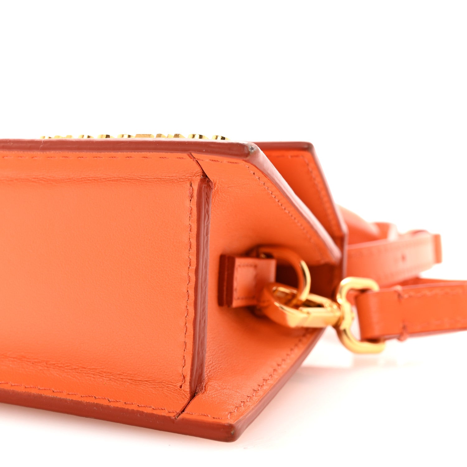 Jacquemus Smooth Calfskin Le Chiquito Orange 9 of 9