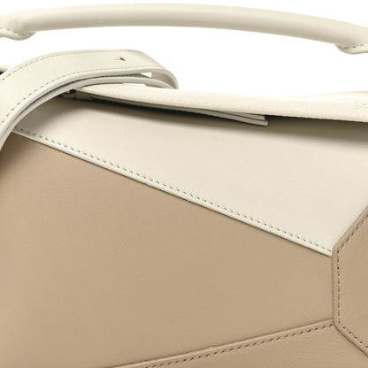 Loewe Classic Calfskin Small Puzzle Edge Bag Soft White Paper Craft 7 of 9