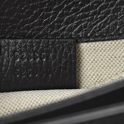 Gucci Dollar Calfskin Crystal Web Mini Dionysus Bamboo Top Handle Bag Black Black Diamond 7 of 10