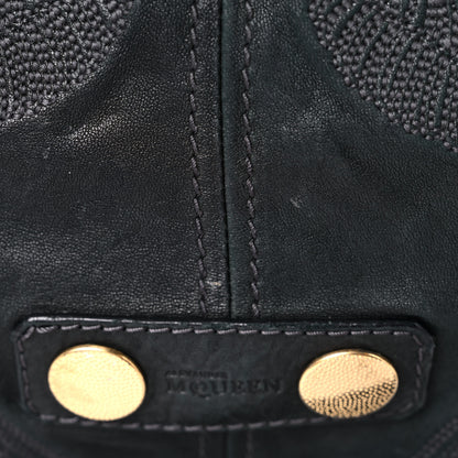 Alexander McQueen Calfskin Zip Hobo Black 20 of 25