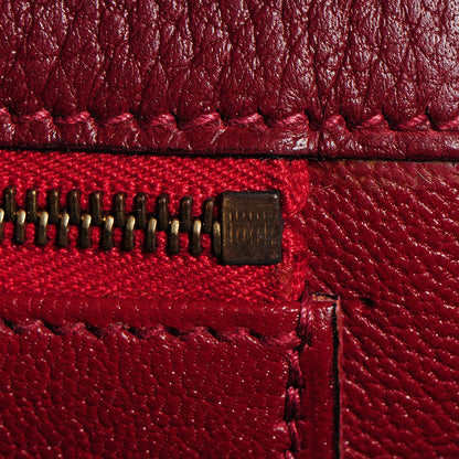 Hermes Fjord Kelly Sellier 35 Rouge H 18 of 23