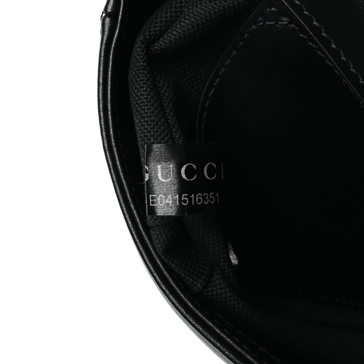 Calfskin Matelasse Monochrome Mini GG Marmont Shoulder Bag Black