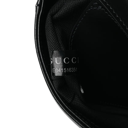 Gucci Calfskin Matelasse Monochrome Mini GG Marmont Shoulder Bag Black 7 of 11