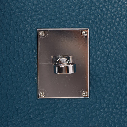 Hermes Taurillon Clemence JPG Shoulder Birkin II 42 Cobalt 14 of 32