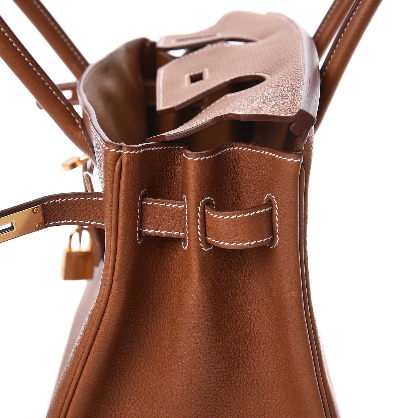 Natural Barenia Faubourg Birkin 30 Fauve