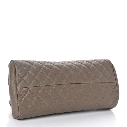 Chanel Metallic Caviar Quilted Medium Just Mademoiselle Beige 4 of 10