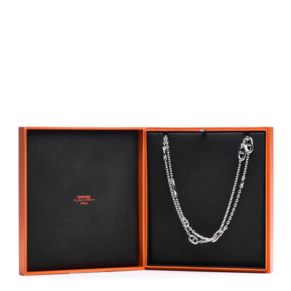 Hermes Sterling Silver Farandole Necklace 120 5 of 5