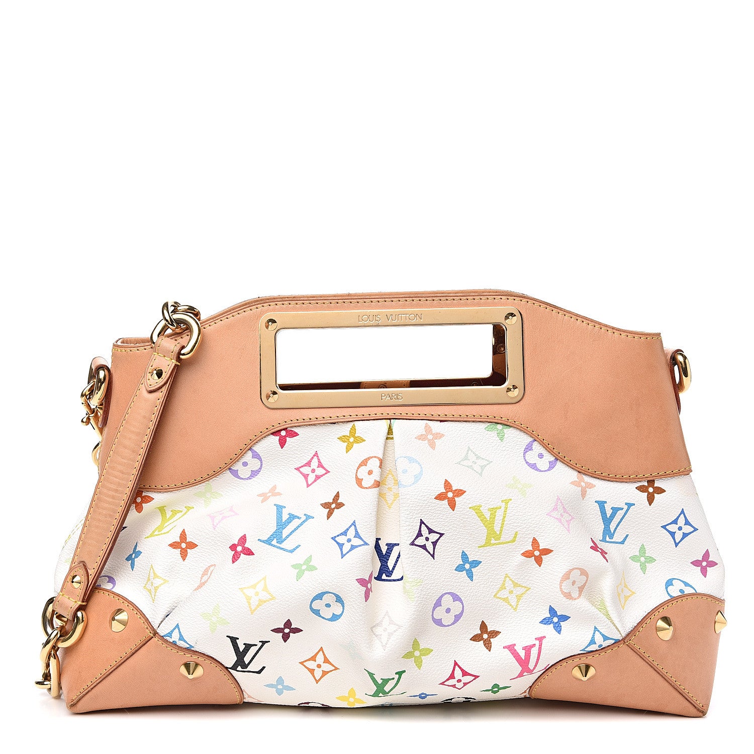 Louis Vuitton Monogram Multicolor Judy MM White 1 of 12