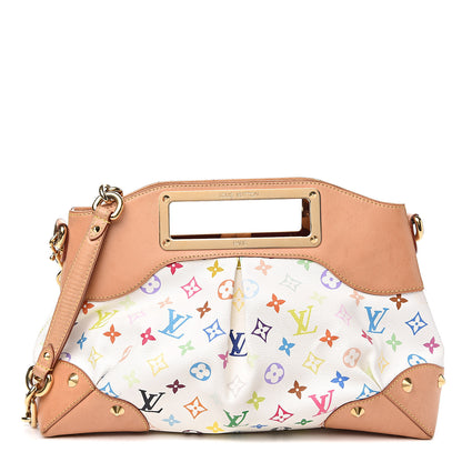 Louis Vuitton Monogram Multicolor Judy MM White 1 of 12