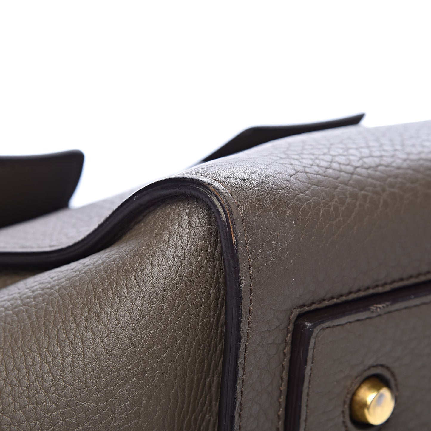 Crisped Calfskin Large Tie Knot Tote Grey