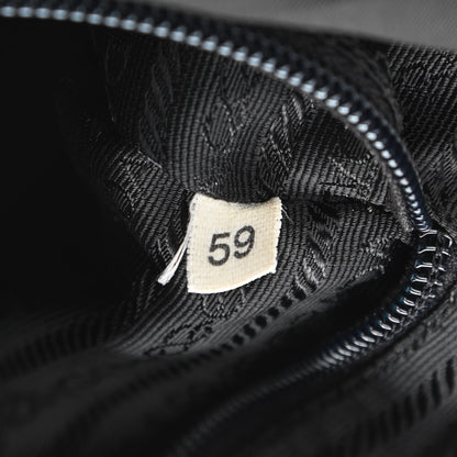Prada Nylon Vela Messenger Bag Black 6 of 10