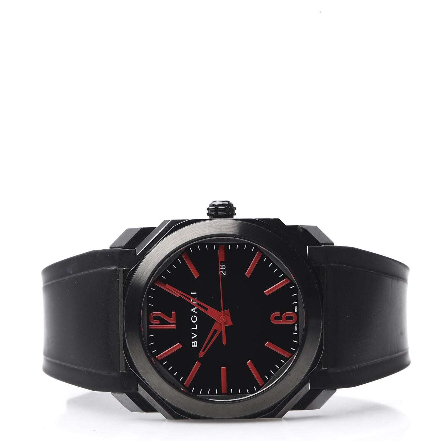 DLC Stainless Steel 41mm Octo L'Originale Automatic Watch Black