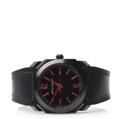 Bulgari DLC Stainless Steel 41mm Octo L'Originale Automatic Watch Black 3 of 8