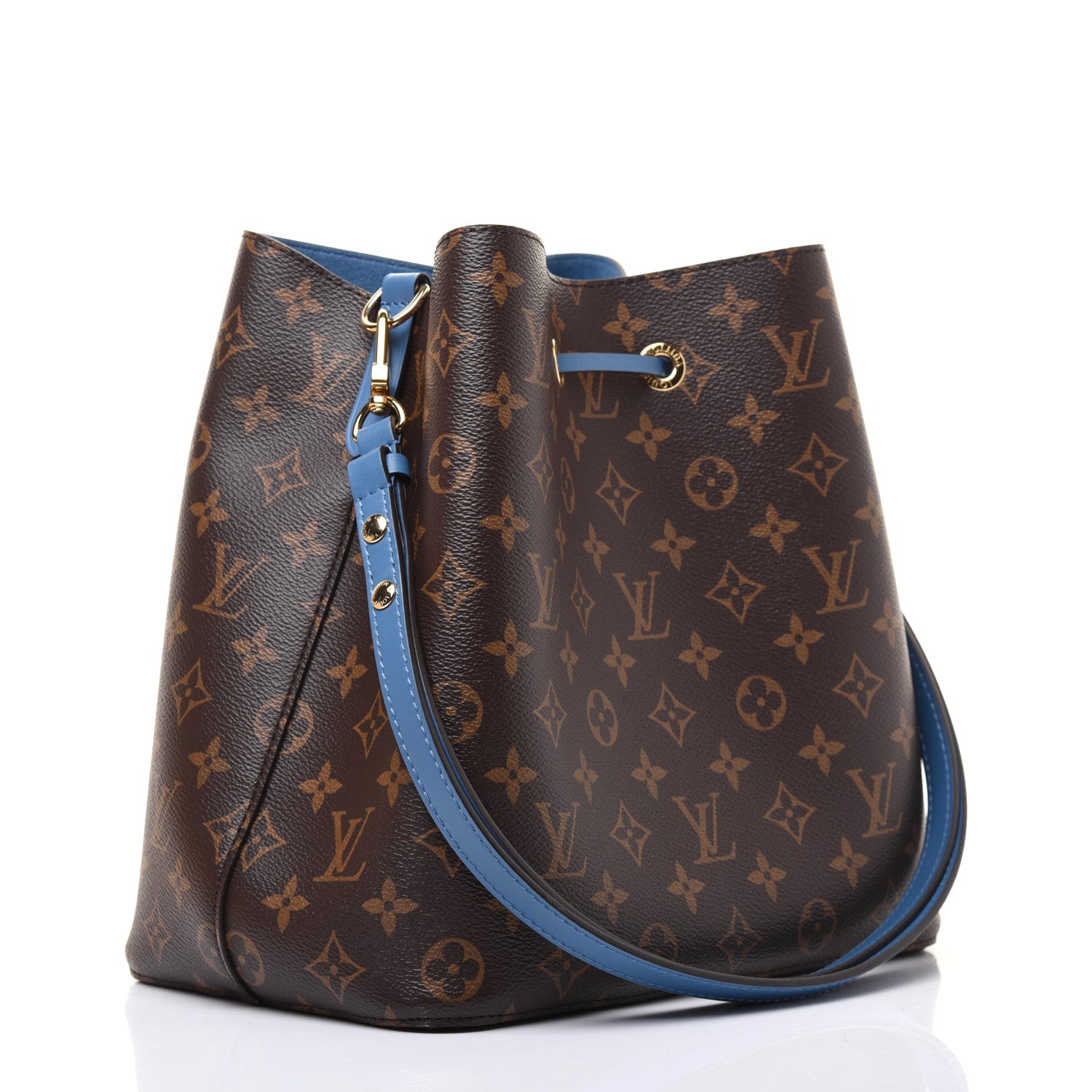 Louis Vuitton Monogram Neonoe MM Blue Jean 3 of 16