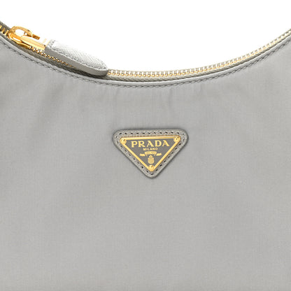Prada Re-Nylon Saffiano Mini Re-Edition 2005 Bag Cloudy 9 of 11