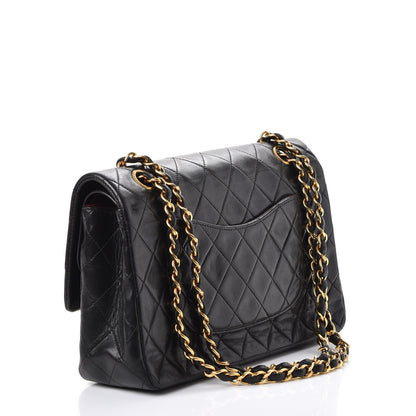 Chanel Lambskin Quilted Medium Double Flap Black 3 of 11