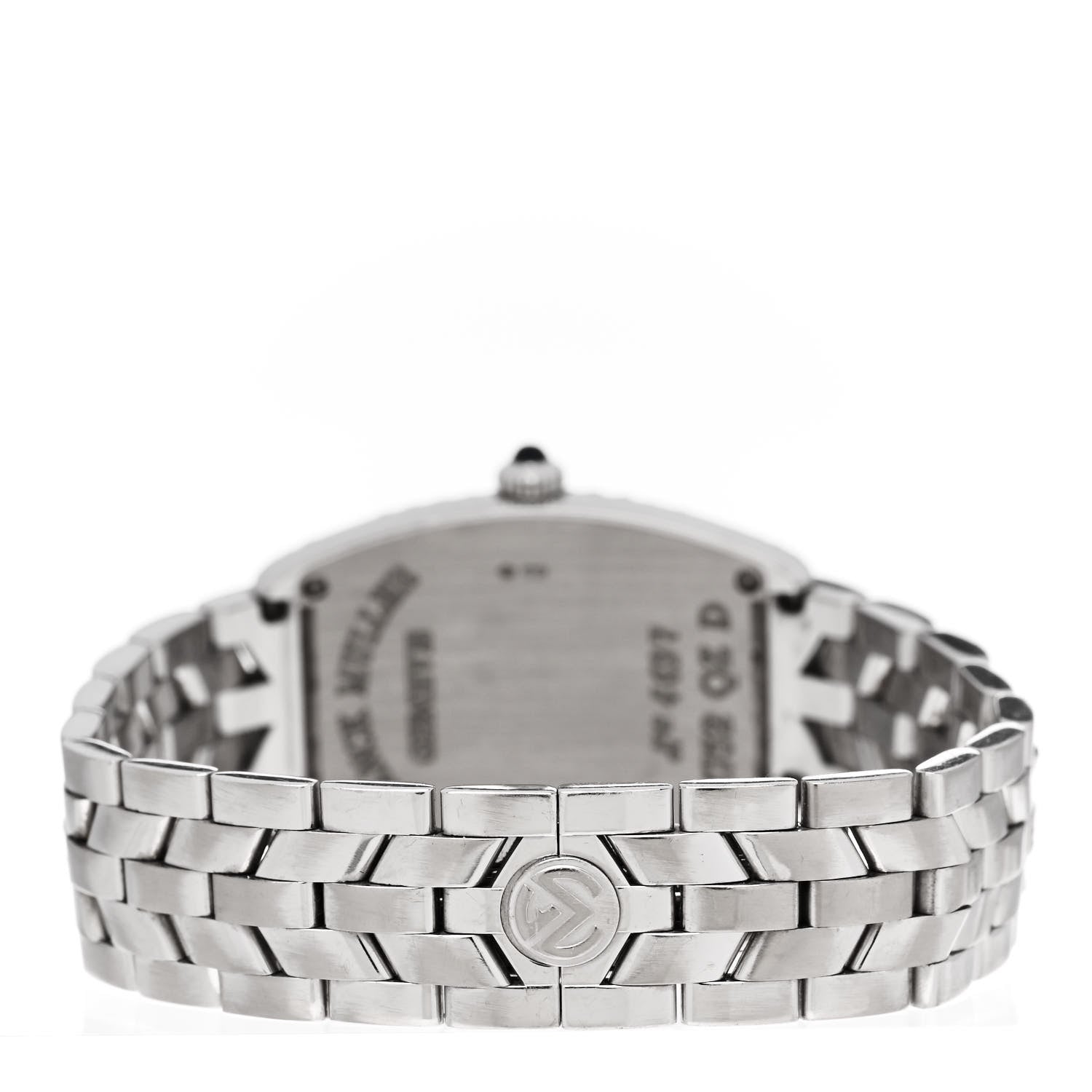 Franck Muller 18K White Gold Diamond 25mm Cintree Curvex Quartz Watch 1752QZD 3 of 5