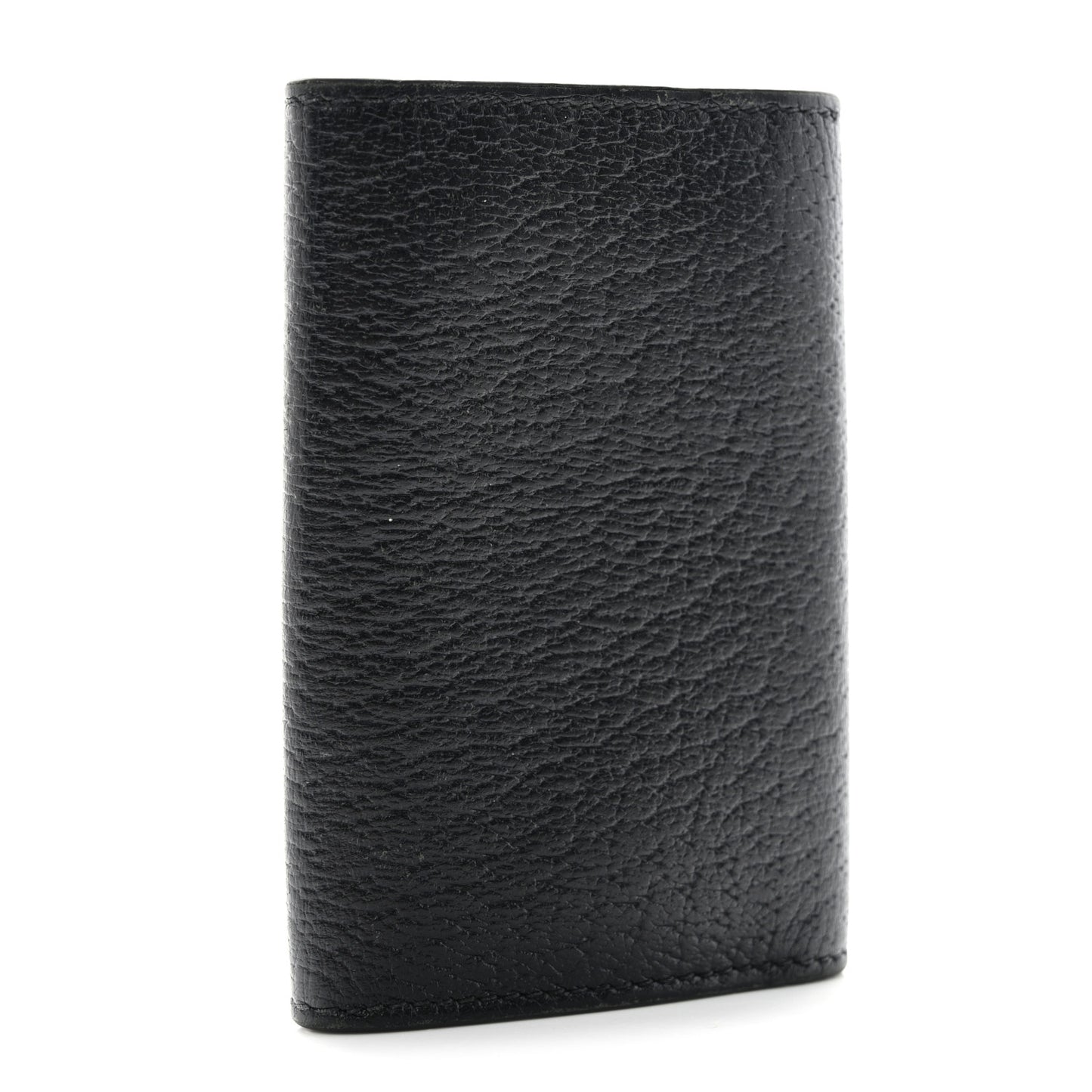 Calfskin Boar Effect GG Marmont 6 Key Holder Black