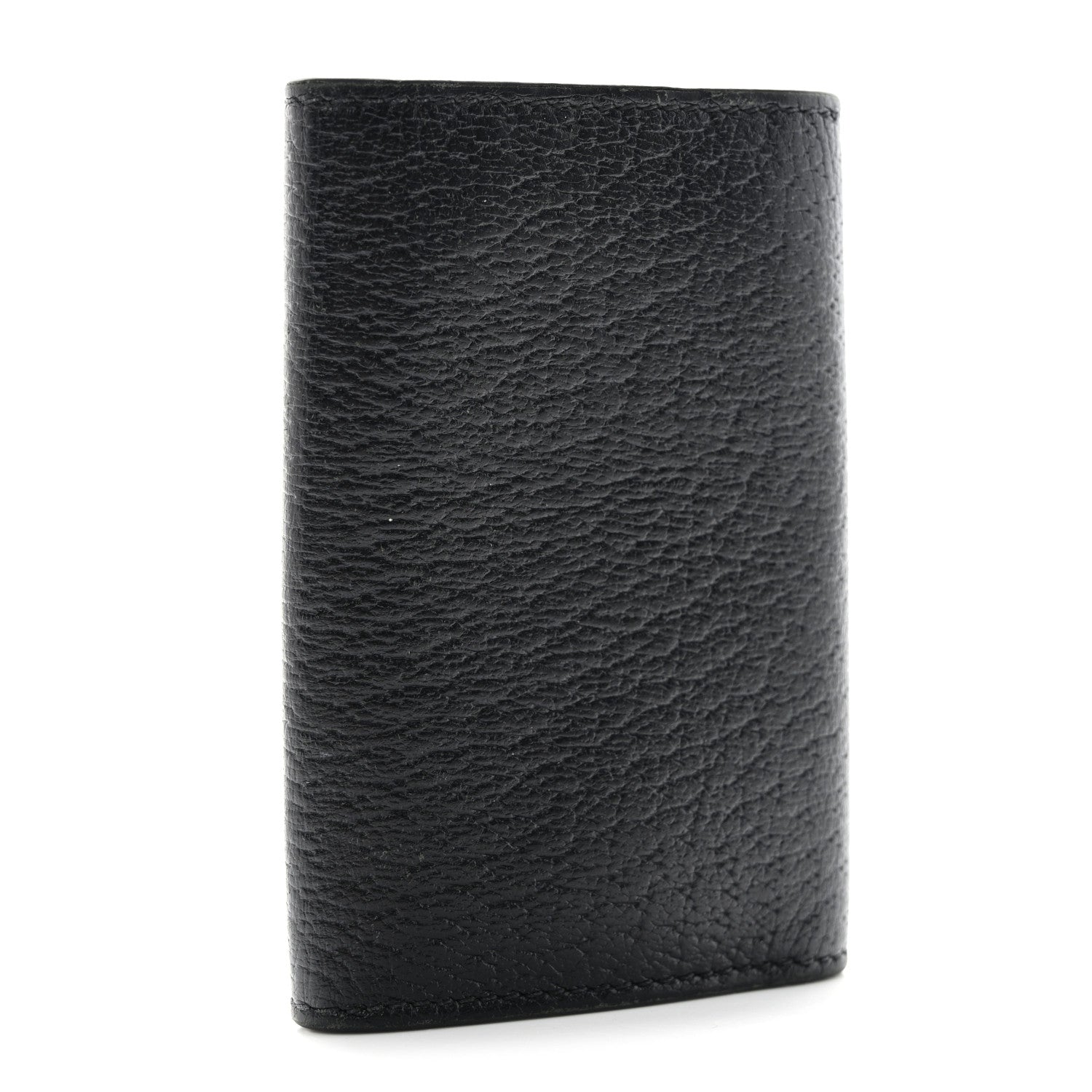 Gucci Calfskin Boar Effect GG Marmont 6 Key Holder Black 3 of 8