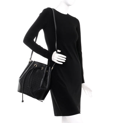 Gucci Bright Diamante Medium Bucket Bag Black 2 of 8