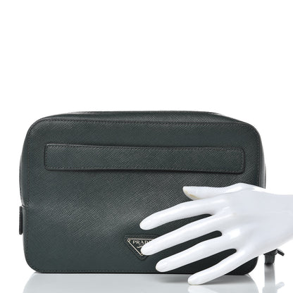 Prada Saffiano Travel Bag Smeraldo 2 of 10