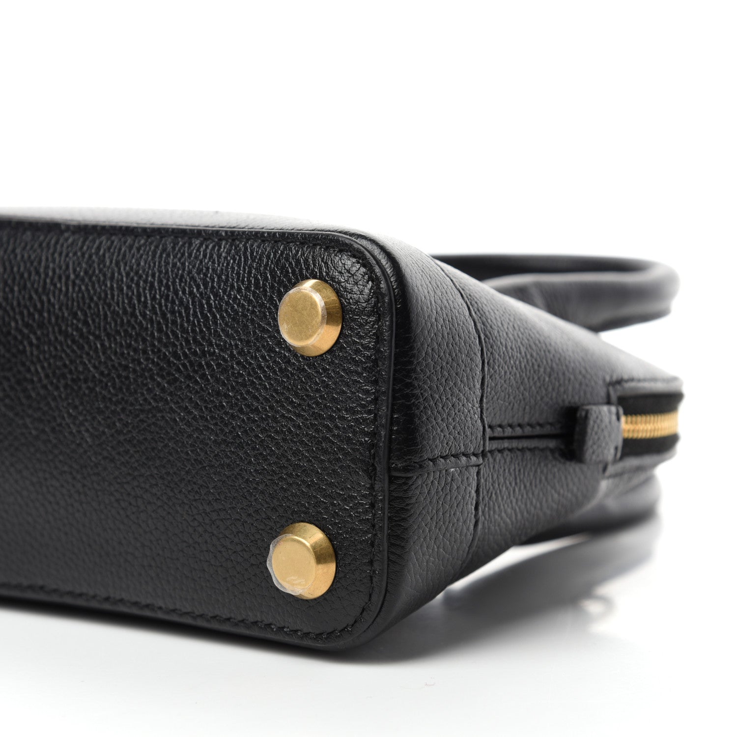 Balenciaga Grained Calfskin XXS Ville Top Handle Bag Black 7 of 9