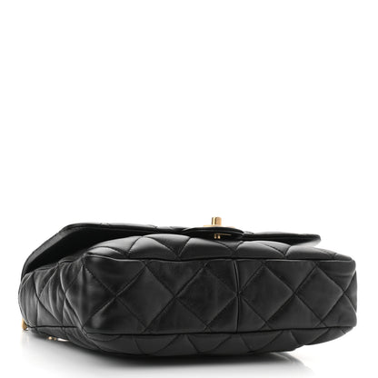 Chanel Lambskin Quilted Large CC Funky Town Flap Black 4 of 10