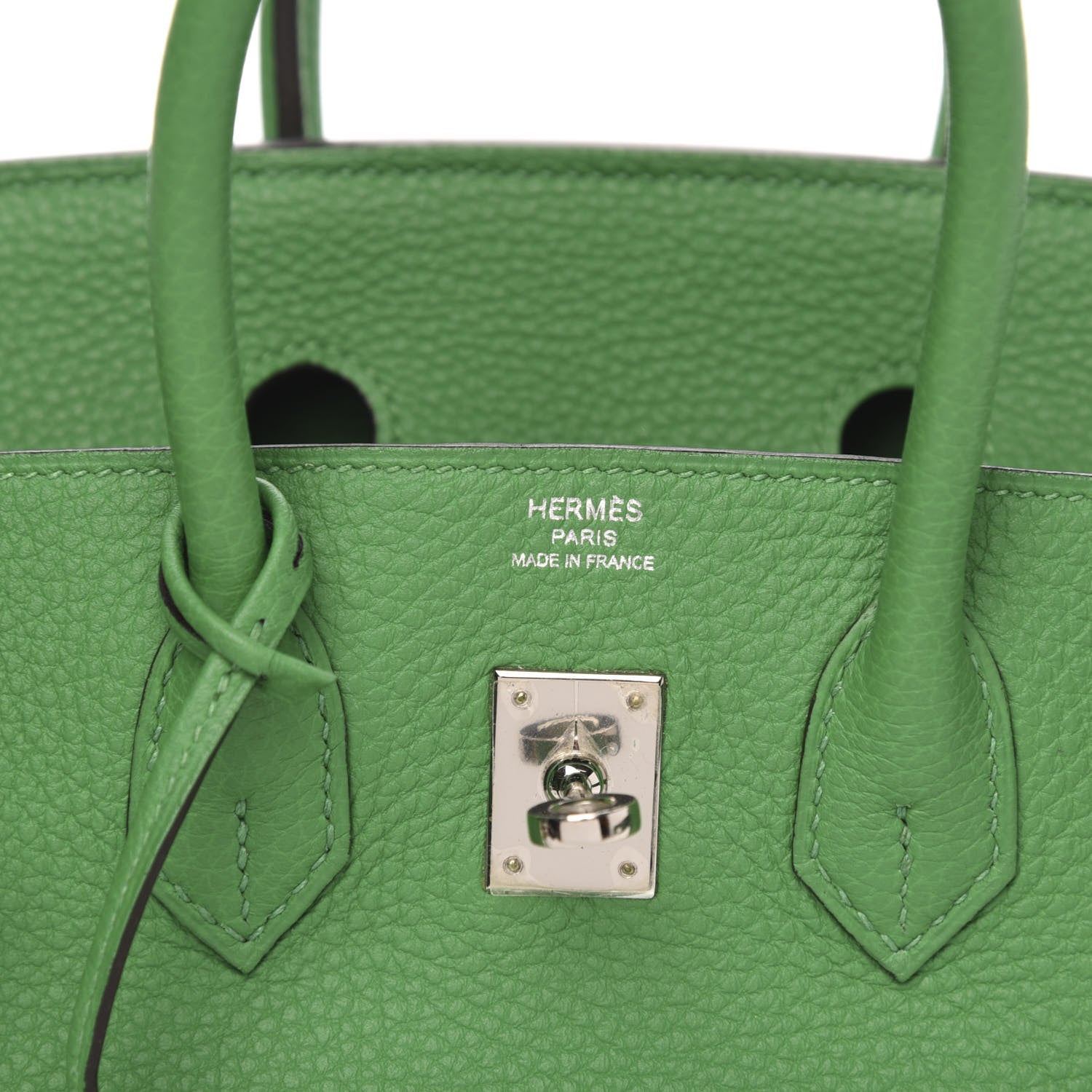 Hermes Togo Birkin 25 Bambou 6 of 11