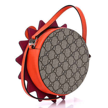 Gucci GG Supreme Childrens Hedgehog Crossbody Bag Orange 3 of 10