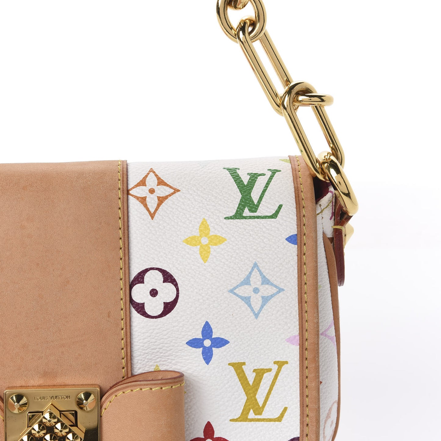 Monogram Multicolor Patti White