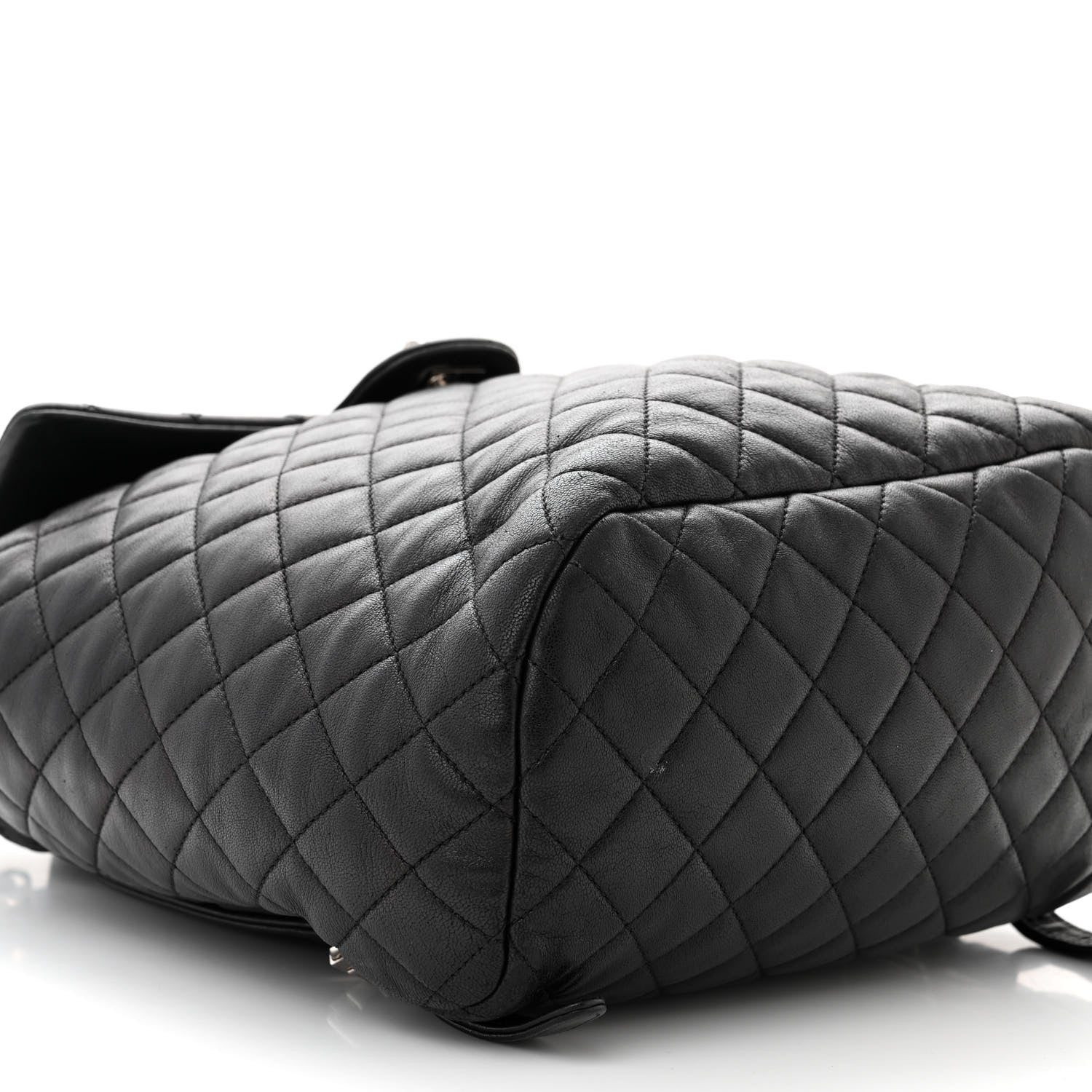 Chanel Calfskin Quilted Large Urban Spirit Backpack Black 9 of 11