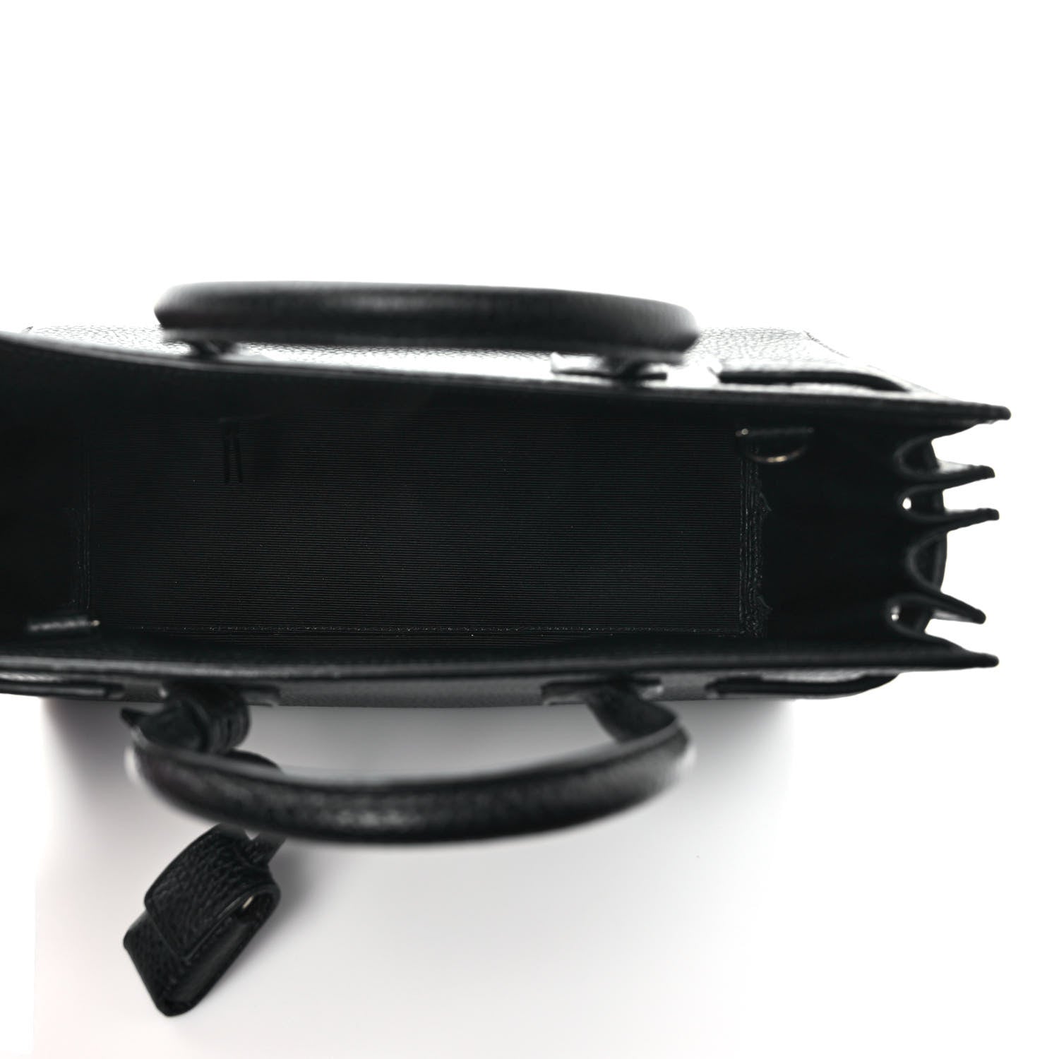 Saint Laurent Grained Calfskin Baby Sac De Jour Black 4 of 8