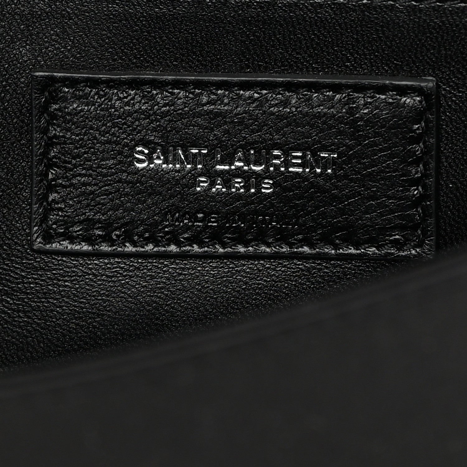 Saint Laurent Satin Sequin Zebra Small Monogram Kate Tassel Satchel Black White 6 of 9